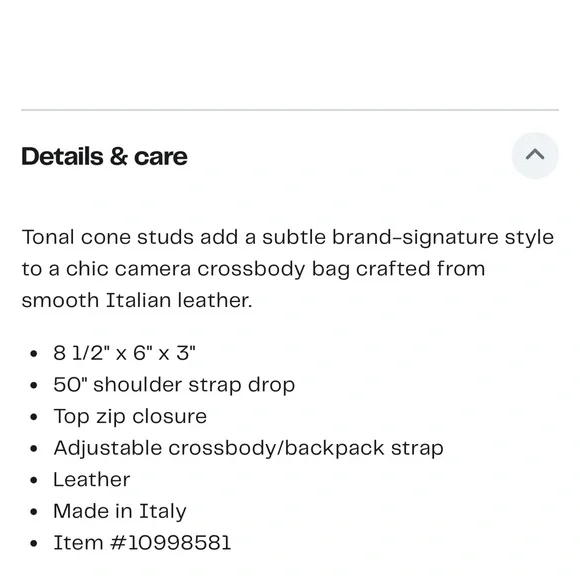 Valentino MIA Rock Stud Leather Crossbody - Picture 6 of 6